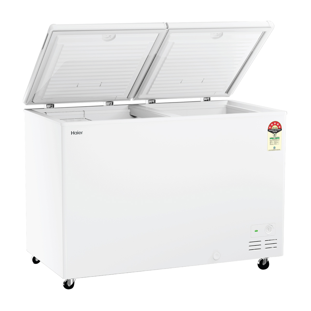 Haier Deep Freezer 588L, Hard Top Convertible Double Door (White)